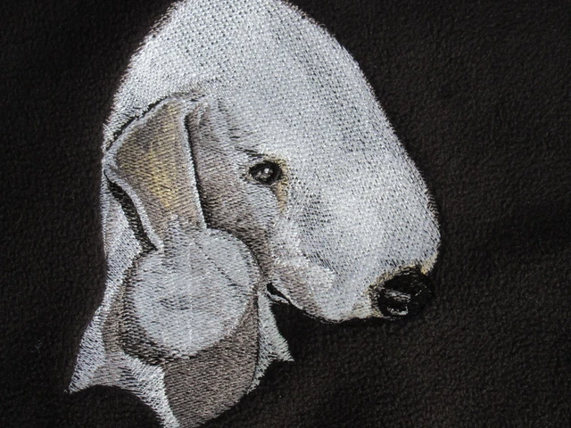 Embroidered Sweatshirt - Bedlington Terrier BT3982 Sizes S - XXL