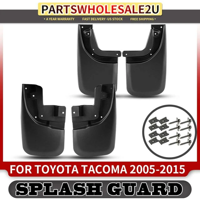 Extra Large 4x Mud Flaps For 2024-2025 Toyota Tacoma Splash Guards Front Rear