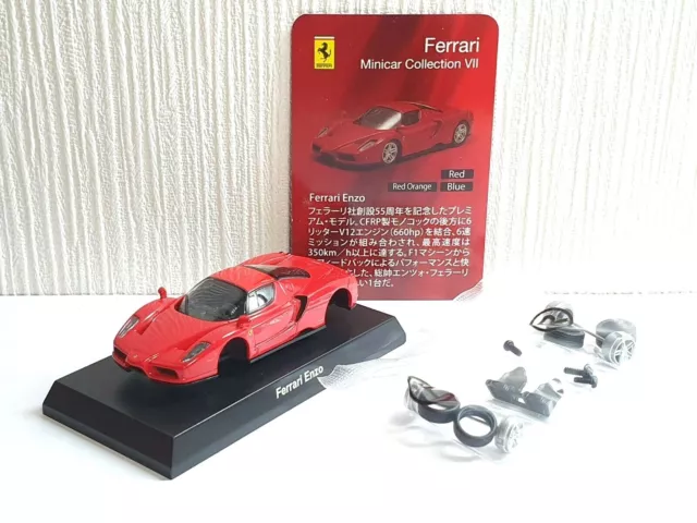 1/64 Kyosho FERRARI 7 VII ENZO RED ORANGE diecast car model