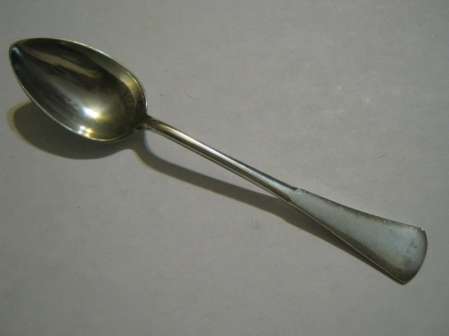 Austria-Hungary c. 1900 4.5" Budapest 800 Silver Spoon Flare Handle Bell Maker 1