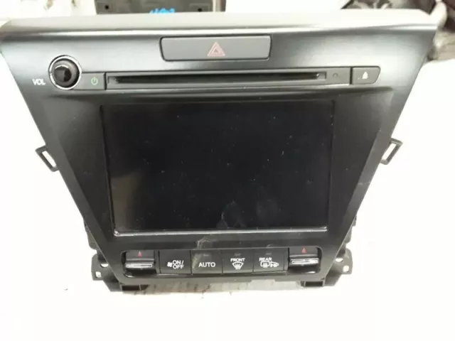 2014 - 2015 Acura MDX AM FM CD Navigation Radio Receiver Display Screen OEM