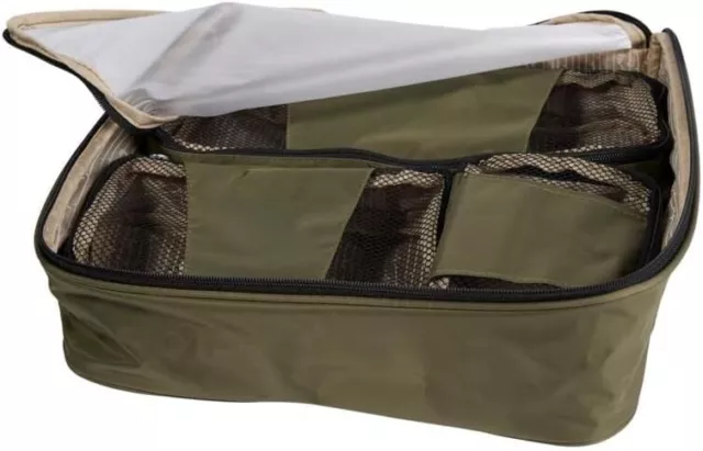 Samantha Brown 4-piece Slim Line Packing Cubes Set - Olive Green