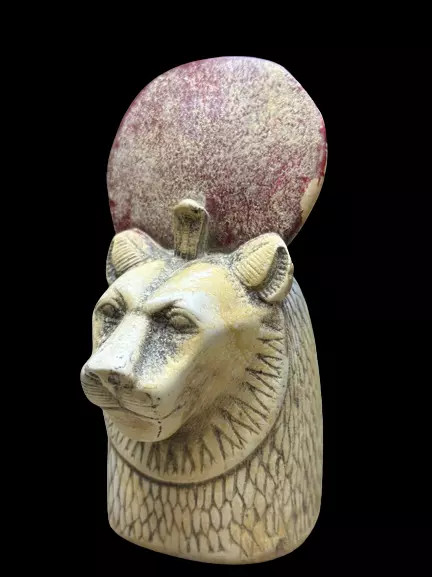 Head of Statue Great Goddess Sekhmet Antique _ Ancient Egyptian Antiquities