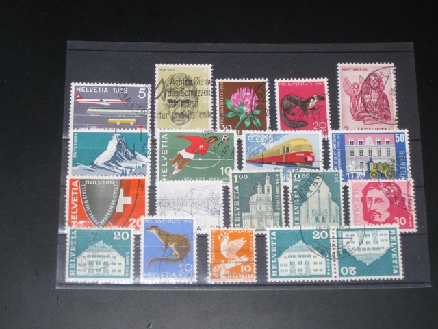 Briefmarken Europa Lot 193: Schweiz ʘ gestempelt - aus alter Sammlung