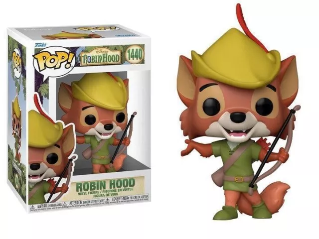 Funko Pop #1440 Walt Disney: Robin Hood Vinyl Figure + Free Pop Protector