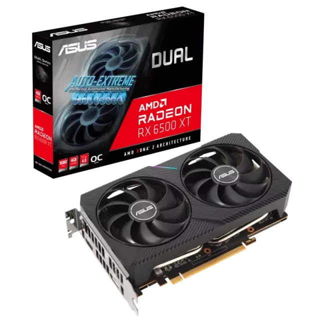 Asus Dual Radeon™ RX 6500 XT O4G