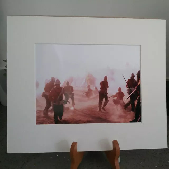 Framed 8 x 6 colour photo of a battle scene from the film Zulu Dawn (3)