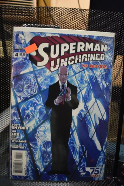 Superman Unchained #4 Jim Lee Cover DC New 52 Comics 2013 Scott Snyder