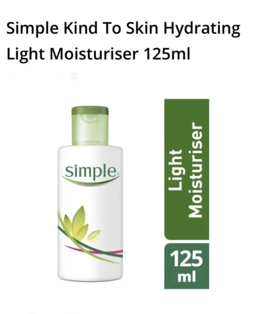 Simple Kind to Skin Hydrating Light Moisturiser Lotion 125ml