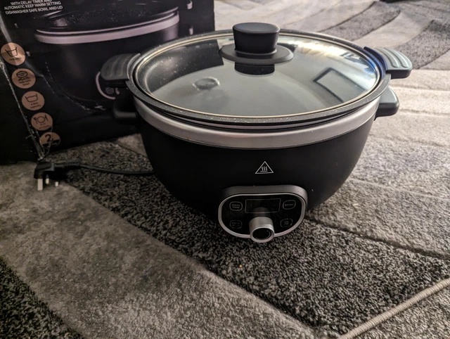 GEORGE HOME SLOW Cooker GSC201 G18 1.8L with Instructions 10.00
