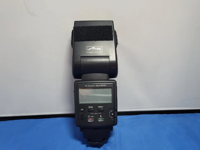 Metz Mecablitz 54 MZ-3 Shoe Mount Flash System SCA 3002 - Tested 2