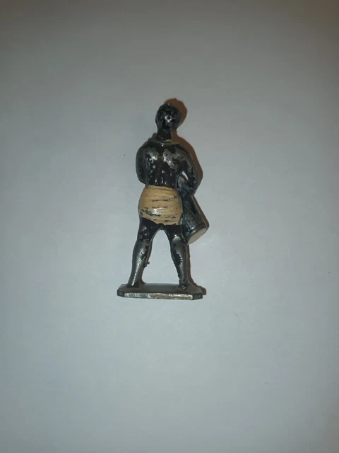 Figurine Ancienne H.R. Arpenteur - Soldat De Plomb Creux - Jouet Ancien