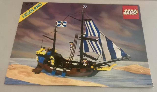 LEGO Pirates: Caribbean Clipper (6274) Original Instructions - Complete & Rare!!