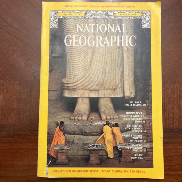 NATIONAL GEOGRAPHIC MAGAZINE  January 1979 Vintage American History Classic