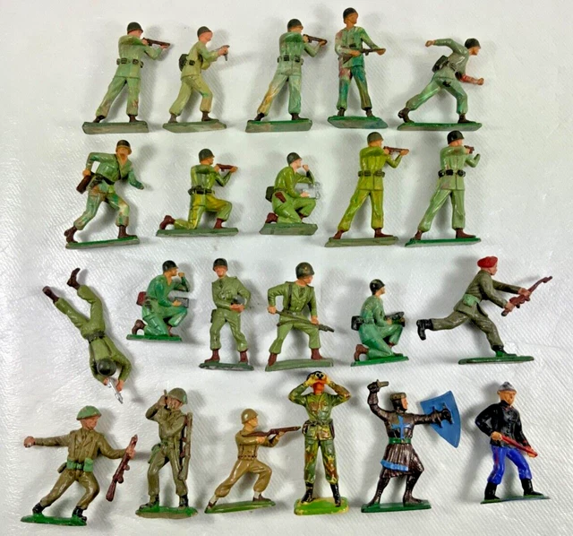Lot De 20 Figurines Soldats US Army WWII Personnalisables + Briques - Compatible LEGO® - Marque BrickArms