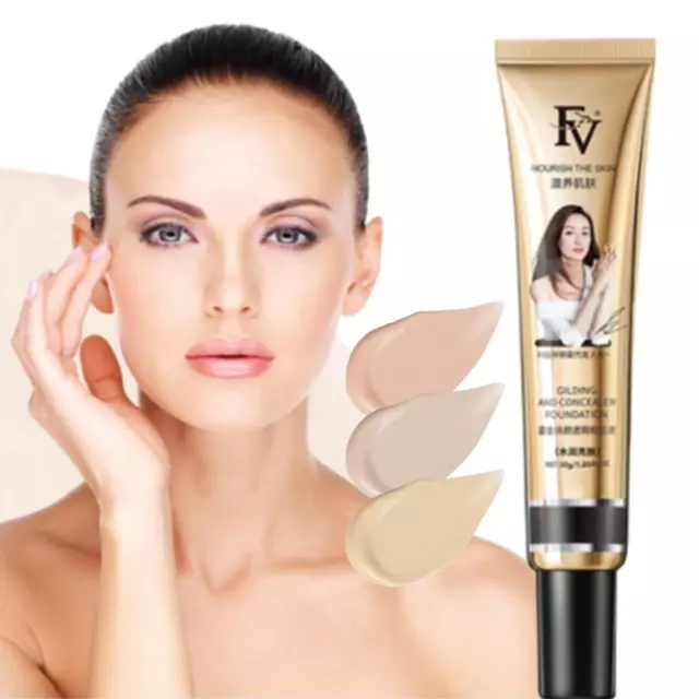 FV Full Coverage Liquid Foundation Formula Makeup Base Matte Cream Concealer X1 3