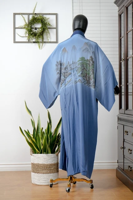 Dear Vanilla Japanese Juban Undergown Men's Kimono Authentic Vintage Japan Mint 7