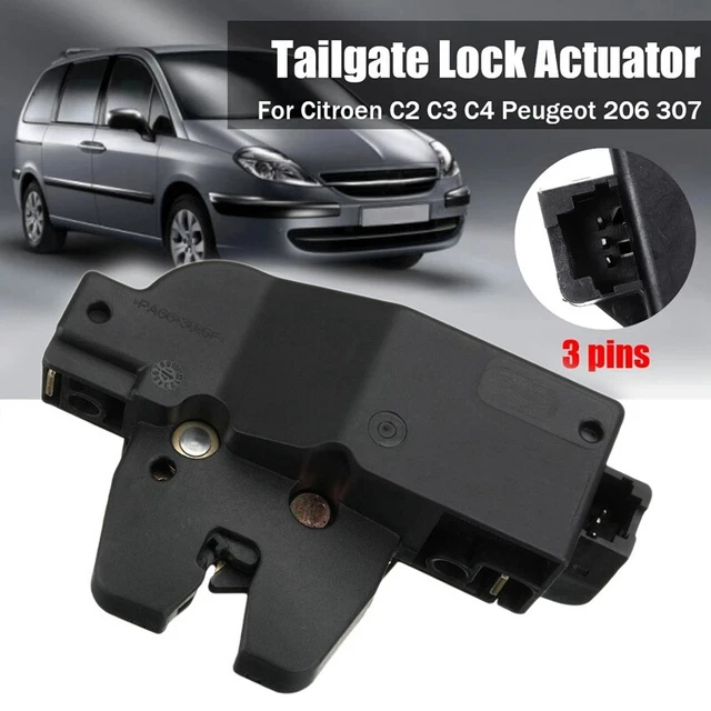 Attuatore serratura centrale portellone posteriore per C3 C4 Picasso 307 9646091580 U4B6