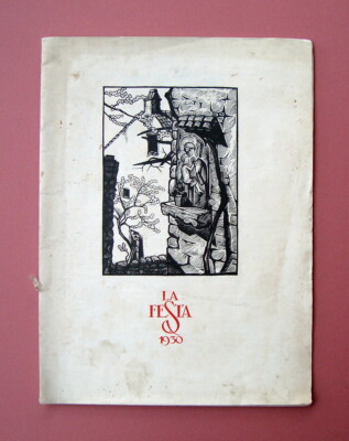 Xilografie originali Aldo Patocchi Calendario 1930  Provenzal Angelini 