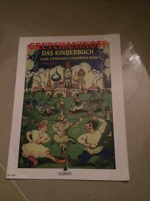 Partition pour piano Alexander Gretchaninoff Promenade au Bois Opus 143 