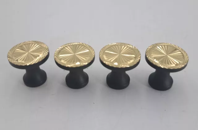Vintage Round Knobs Drawer Pull Cabinet Knob Dresser Furniture Hardware Lot 4