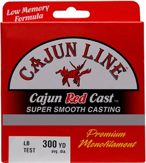 CAJUN RED MONOFILAMENT Fishing Line 2 lbs test Lot of 1200 yards Free  Shipping ! $19.95 - PicClick