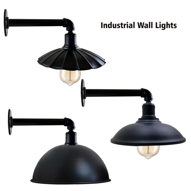 Industrial Steampunk Wall lights Retro Vintage Pipe Wall Lamp Loft Creative UK