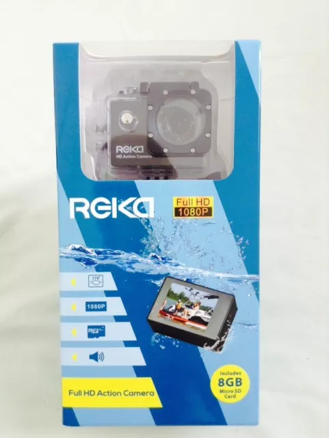 Reka Full HD Action Camera Full HD 1080P - Cycling Recording Function