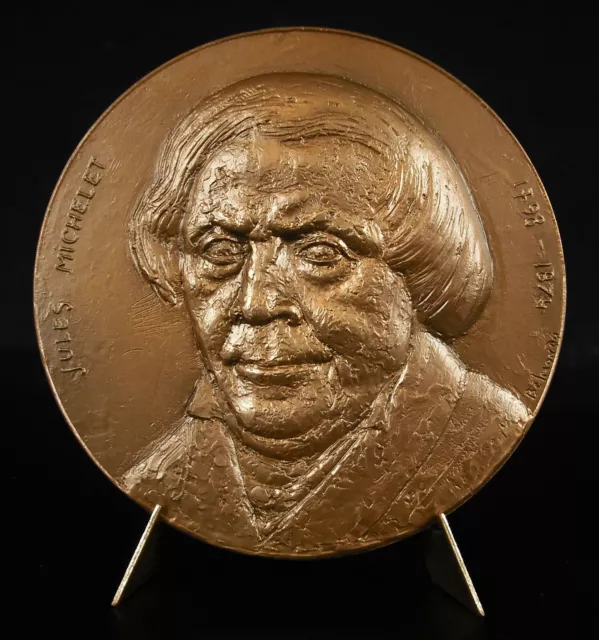 Medal Jules Michelet L History Le Time Allegorie Words of Inspiration Belmondo