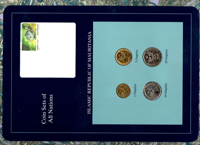 Coin Sets of All Nations Mauritania UNC 1 Ouguiya 1995 5,10,20 Ouguiya 99