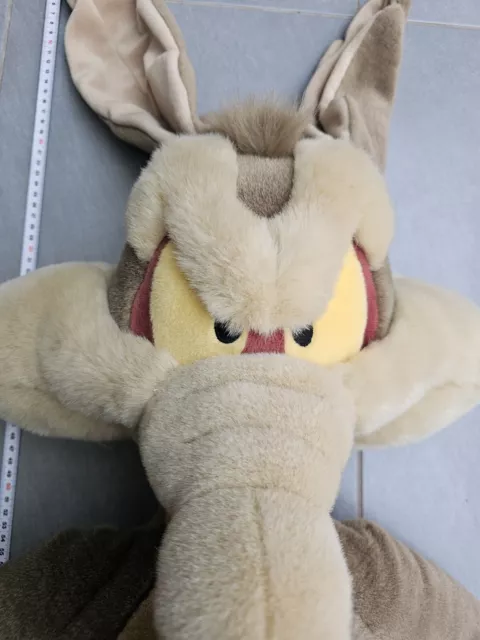 [EXTREMELY RARE] Wile E. Coyote 40" Plush by Trudi - Warner Bros - 2000'