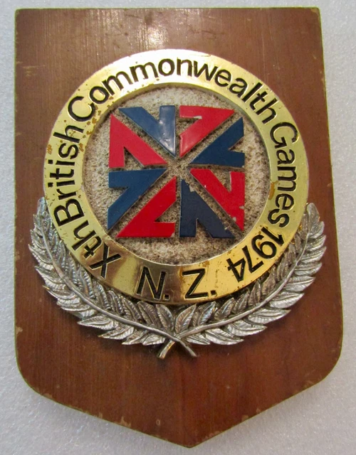 X GIOCHI COMMONWEALTH BRITANNICI 1974 - Nuova Zelanda - Scudo araldico vintage
