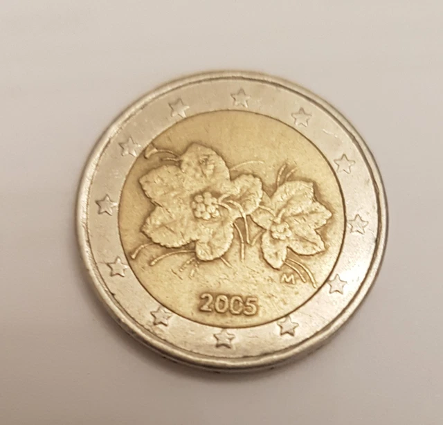 PIÈCE 2 EUROS 2005 Finlande fleur de lakka EUR 50,00 PicClick FR