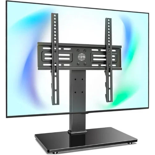 WALI Support TV sur trépied moderne pour écrans de 45 à 65, support TV portable avec