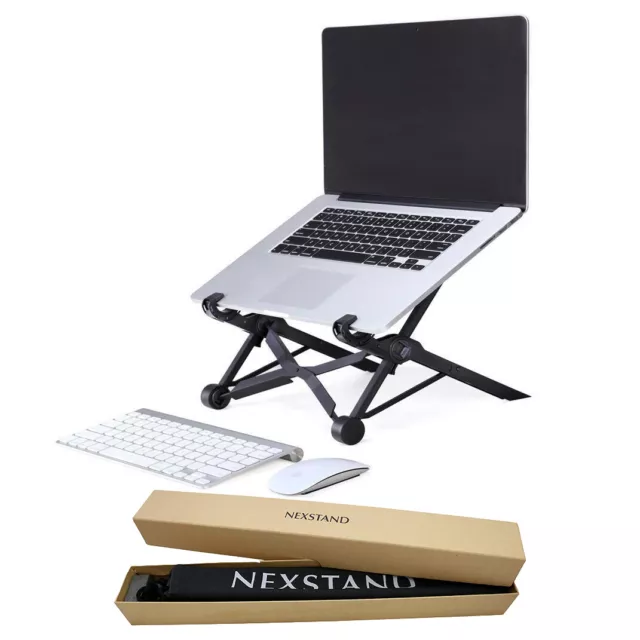 NEXSTAND Adjustable Laptop Stand Portable Foldable Desktop Riser for PC, MacBook