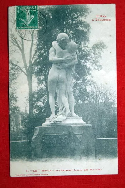 Toiulouse Le Retour Par Seysses Jardin Des Plantes 1910 Sculpture