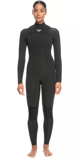 2024 Roxy Womens Elite 5/4/3mm Chest Zip Wetsuit - Black