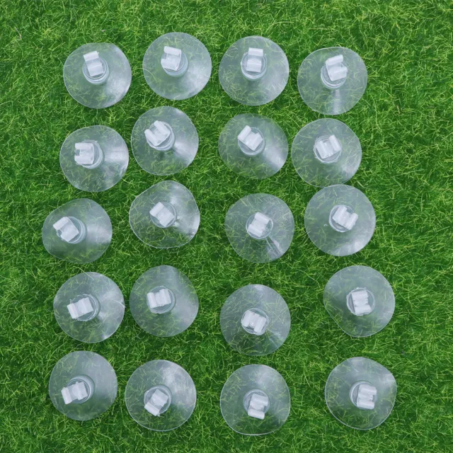 20 Pcs Clamps Fish Tank Airline Tubing Connectors Suction Cups