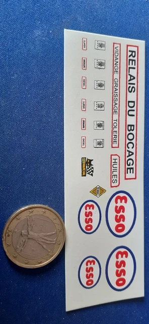 Décalcomanies (decals) Lancia Ferrari Grand Prix F1 Reims - Échelle 1/43, Occasion