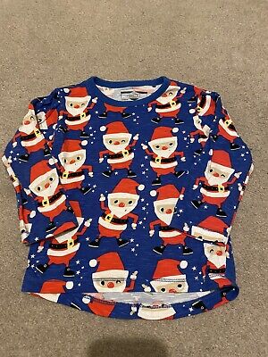 Boys Next & George Long Sleeve Christmas Tshirt Bundle Age 3-4 And 4-5 Years