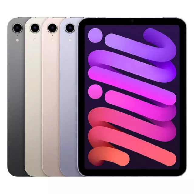 Apple iPad Mini 6 8.3" 64GB 256GB All Colors WiFi or Cellular - Used