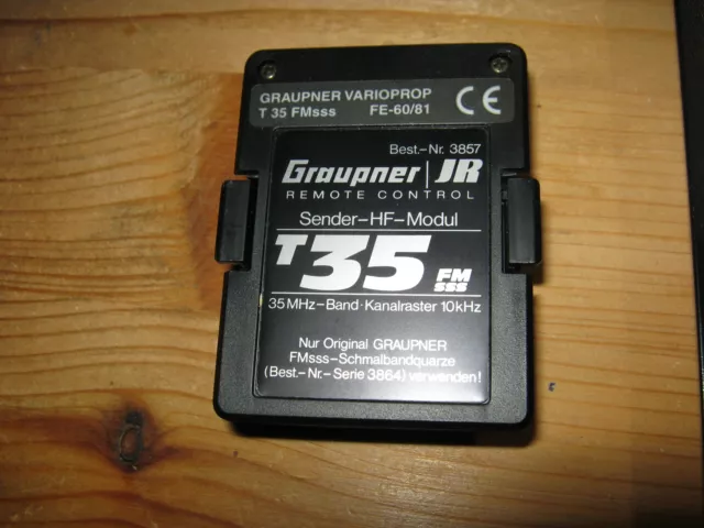 Transmisor Graupner módulo de RF 35 MHz banda A