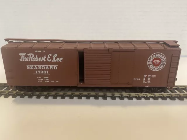 HO Scale Seaboard System Robert E. Lee Box Car, Model Railroad Train 17081 Rare