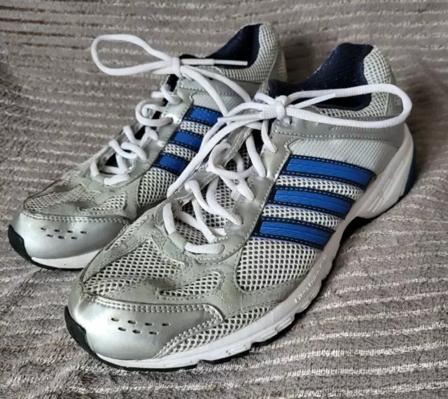 ADIDAS DURAMO RUNNING Gym Trainers Adiprene Litestrike EVA Silver Blue 14.99 PicClick UK