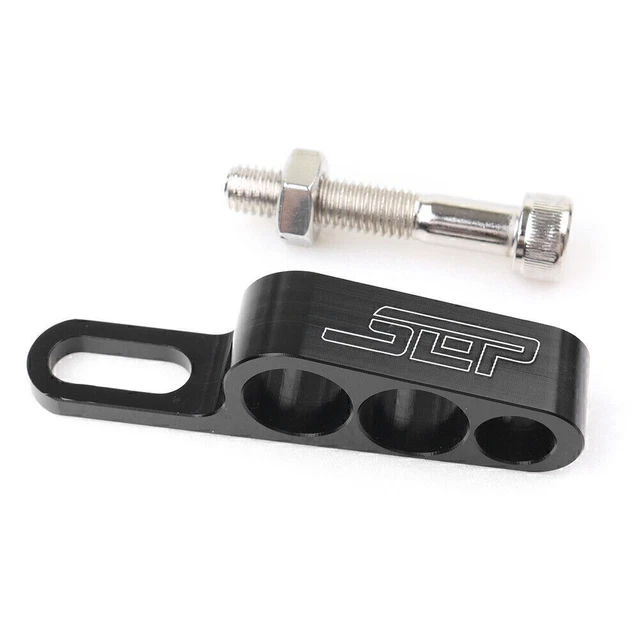 1 pz supporto tubo olio alluminio staffa a tre fori adatto a Yamaha R1 nero