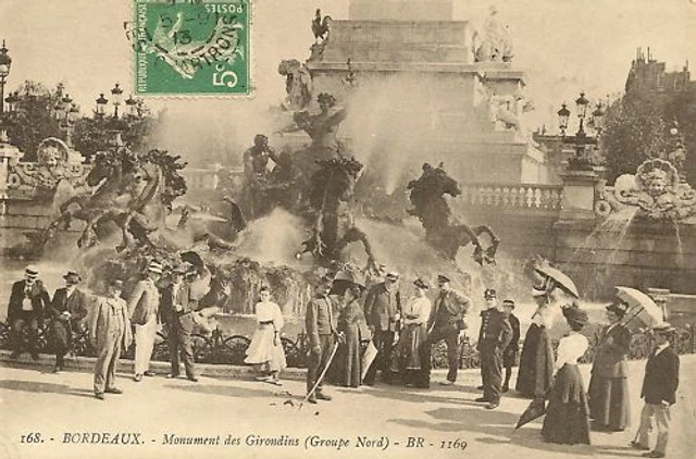 Cpa Bordeaux Monument Des Girondins Nord Group