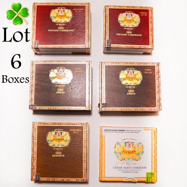Lot of 6 H. Upmann Empty Cigar Boxes