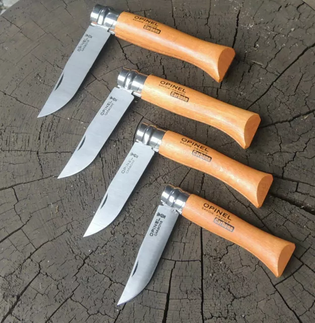 Coltello Opinel XC90 acciaio al carbonio coltello da tasca francese maniglia in legno ver. Taglie