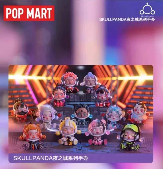 POP MART Skullpanda City of Night Series Blind Box Figure (1 Blind Box Figure)