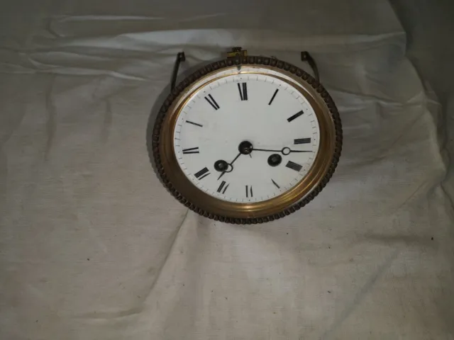 ancien mouvement de pendule horloge